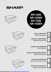 Sharp AR-122E Manual De Instrucciones