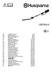 Husqvarna 120iTK4-H Manual De Usuario