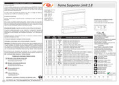 Hb Moveis Home Suspenso Limit 1.8 Instrucciones De Montaje