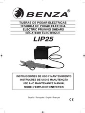 benza LIP25 Instrucciones De Uso Y Mantenimiento