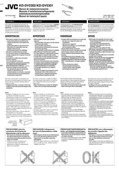 JVC KD-DV5302 Manual De Instalación