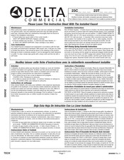 Delta 23C Serie Hoja De Instrucciones