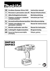 Makita DHP343 Manual De Instrucciones