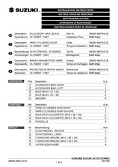 Suzuki 99000-99074-01E Instrucciones Para El Montaje