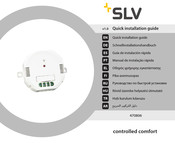 SLV controlled comfort 470806 Guía De Instalación Rápida