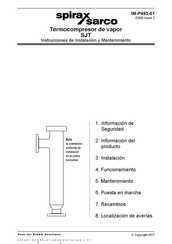 Spirax Sarco SJT Instrucciones De Instalación Y Mantenimiento