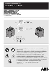 Abb SACE Tmax XT7 Instrucciones De Mantenimiento