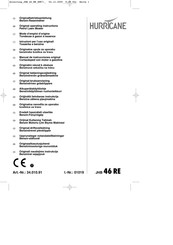 Hurricane 34.010.91 Manual De Instrucciones Original