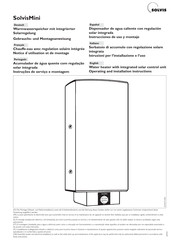 Solvis Mini Instrucciones De Uso Y Montaje