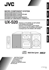 JVC SP-UXS20 Manual De Instrucciones