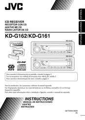 JVC KD-G161 Manual De Instrucciones