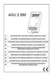 elco AGU 2.550 Manual Del Usario