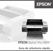 Epson STYLUS PRO 4000 Guía De Referencia Rápida
