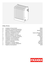 Franke VITAL CT2.5L Manual De Instalación Y Servicio