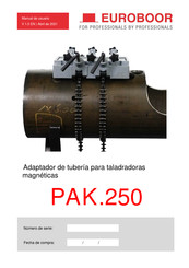 Euroboor PAK.250 Manual De Usuario