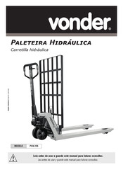 vonder PGN 256 Manual De Instrucciones