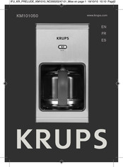 Krups KM101050 Manual Del Usario