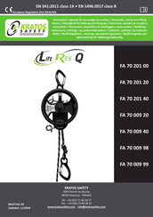 KRATOS SAFETY LIFT RES-Q FA 70 201 00 Manual Del Usario