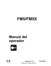 Ditch Witch FM5 Manual Del Operador