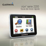 Garmin Nuvi 2200 Serie Guia De Inicio Rapido