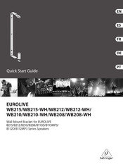 Behringer EUROLIVE WB215-WH Guía De Inicio Rápida