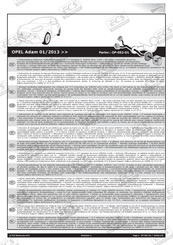 ECS Electronics OP-052-D1 Instrucciones De Montaje