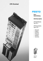 Festo CPX Serie Instrucciones Para El Usuario
