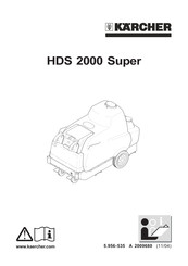 Kärcher HDS 2000 Super Manual De Instrucciones