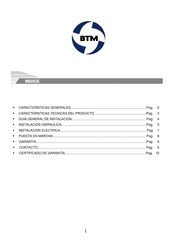 BTM SMART 750 Manual De Instalación