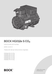 .bock HGX12e/20-4 S CO2 Instrucciones De Montaje