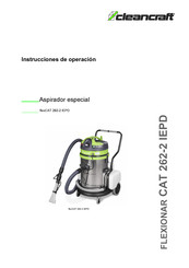 CleanCraft FLEXIONAR CAT 262-2 IEPD Instrucciones De Operación