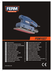 Ferm PSM1027 Traducción Del Manual Original