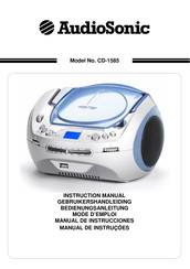 AudioSonic CD-1585 Manual De Instrucciones