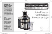 Hamilton Beach Professional 67906 Manual De Instrucciones