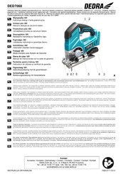 DEDRA DED7060 Manual De Instrucciones Con La Carta De Garantía