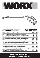 Worx Hydro Shot WG629E.9 Hydro Shot WG629E.91 Traducción De Las Instrucciones Originales