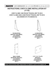 Maxon 289493-01G Instrucciones De Instalación