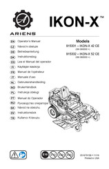 Ariens IKON-X 42 CE Manual Del Operador