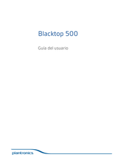 Plantronics Blacktop 500 Guia Del Usuario