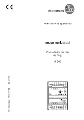 IFM Electronic ecomot200 A 300 Instrucciones Operativas