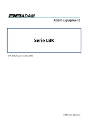 Adam LBK-3/6a Manual Del Usuario