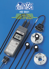 Delta Ohm HD 9021 Manual Del Usuario