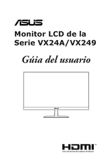 Asus VX24A Serie Guia Del Usuario