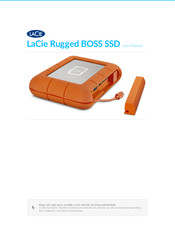 LaCie BOSS SSD Manual Del Usuario