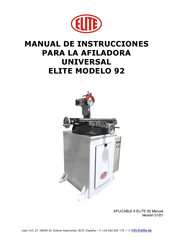 Elite 92 Manual De Instrucciones