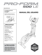 Pro-Form 500 LE Manual Del Usuario