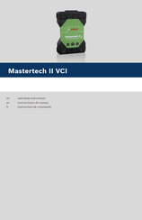 Bosch Mastertech II VCI Instrucciones De Manejo