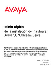 Avaya S8710Media Inicio Rápido