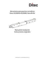 DITEC KS200HD Retrofit Manual Del Usuario