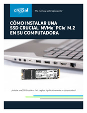 Micron CRUCIAL NVMe PCIe M.2 Guia De Instalacion